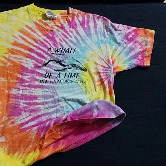 Tie Die souvenir tee, "Bar Harbor Maine" - Picture 2 of 4